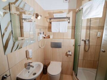 Фото номера Одноместный номер с душем Отель Hotel Zamek Gniew г. Гнев 6