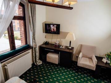 Фото номера Одноместный номер с душем Отель Hotel Zamek Gniew г. Гнев 5
